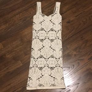 Free People Cream Lace Chemise
